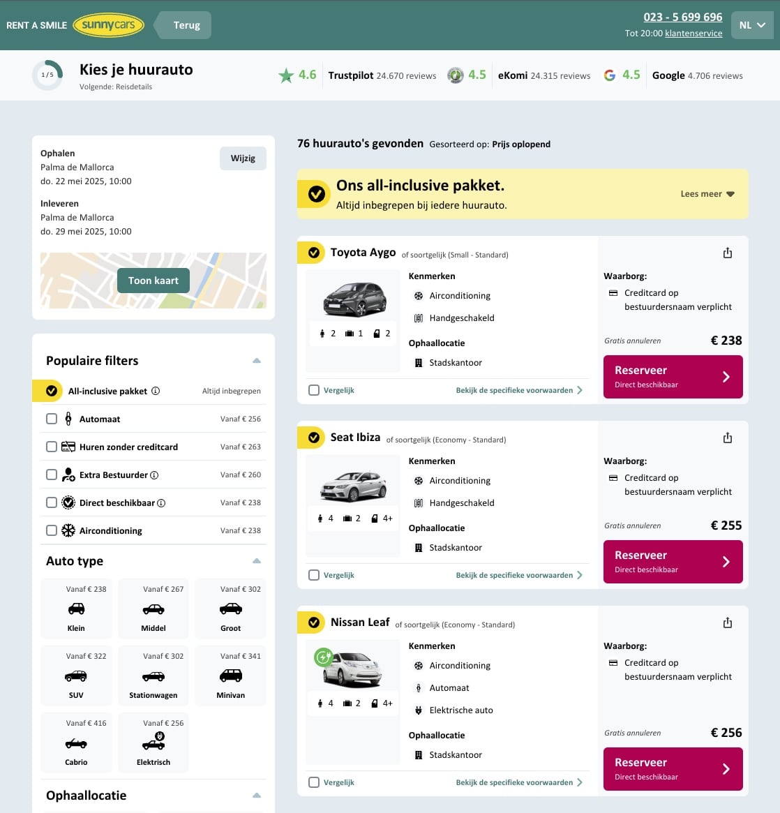 Autohuren op mallorca met sunnycars Autohuren op mallorca met sunnycars
